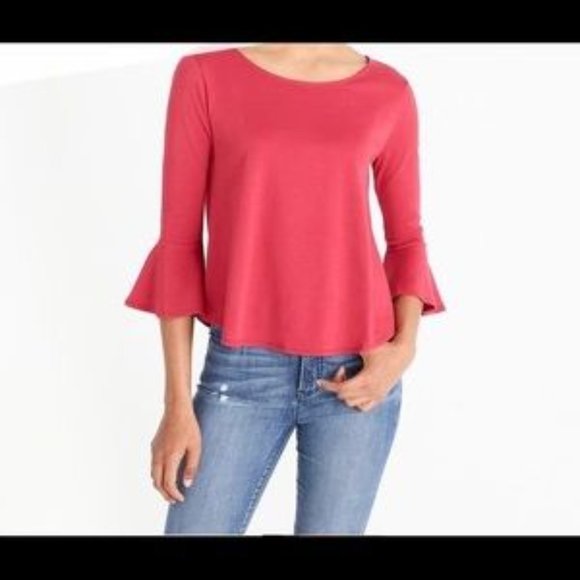 J.Crew Mercantile Bell Sleeved Top - Picture 1 of 5